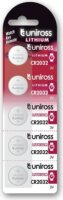 Uniross U5 CR2032 Lítium gombelem 3V (5db /csomag)