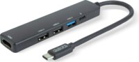 Delight 55064 Multifunkciós USB-C HUB 100W (1x HDMI + 1x Type-C 3.0 + 3x USB-A)