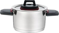 Maestro MR-3530-22 Lábas Üveg fedővel 22cm / 4,2L - Inox