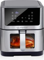 Alpina 24542 AirFryer Okos Forrólevegős sütő 8L 1800 Watt - Szürke