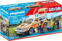 Playmobil 71037 City Life - Sürgősségi orvosi Mentőautó Sziréna hanggal