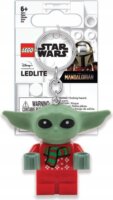 LEGO LGL-KE208 Star Wars Yoda - Karácsonyi Grogu Kulcstartó Zseblámpával