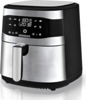 Heinrich‘s HFR 8205 AirFryer Forrólevegős sütő 8,0L 1800 Watt - Ezüst / fekete