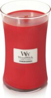 WoodWick Crimson Berries - Érett Bogyós Gyümölcsök Illatgyertya 610g - Piros