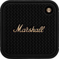 Marshall Willen Black & Brass Hordozható Bluetooth Hangszóró 10W - Fekete