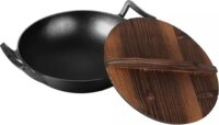 Berlinger Haus LP-BH-190 Wok serpenyő fa fedéllel 30cm - Fekete