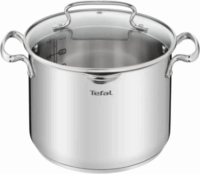 Tefal G7197956 Duetto+ Lábas Üveg fedővel 22cm / 6.1L - Inox