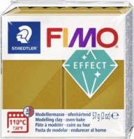 Steadtler FIMO Effect Égethető gyurma 57g - Metál zöld