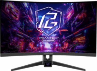 ASROCK 27" PG27FRS1A 16:9 FHD VA Ívelt Gaming Monitor - Fekete