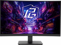 ASROCK 27" PG27QRT1B 16:9 QHD VA Ívelt Gaming Monitor - Fekete