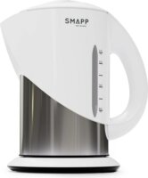 Smapp Cordless Vízforraló 1.7L 2200 Watt - Fehér / Ezüst