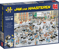 Jumbo 19075 - Jan van Haasteren Szarvasmarha piac 1000 darabos puzzle