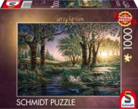 Schmidt Spiele Terry Redlin Reggeli varázslat a tó mellett 1000 darabos puzzle