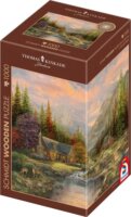 Schmidt Spiele Thomas Kinkade Studios Hegyi táj patakkal 1000 darabos fa puzzle