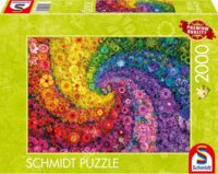 Schmidt Spiele Színes virágörvények 2000 darabos puzzle