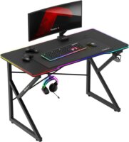 Huzaro Hero 1.7 RGB Gamer asztal 120 x 60 x 75 cm - Fekete