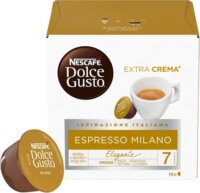 Nescafé Espresso Milano Dolce Gusto kompatibilis Kávé kapszula 16 db