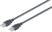 M-CAB 7000714 USB 2.0 összekötő kábel 1.8m - Fekete