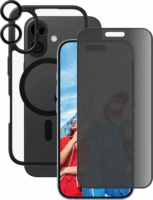 PanzerGlass 3in1 Privacy Protection Apple iPhone 16 készlet - Átlátszó / Fekete