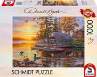 Schmidt Spiele Darrell Bush Csónakház kenuval 1000 darabos puzzle