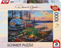 Schmidt Spiele Darrell Bush Kemping idill a tónál 1000 darabos puzzle