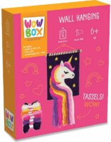 TM Toys Wow Box Csináld magad Unikornis fali dísz makramé kézműves készlet