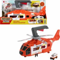 Mattel HXM74 Matchbox Mentőhelikopter 40cm - Narancs