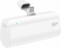 Silicon Power QD50 Power Bank integrált csatlakozóval USB-C / 5000mAh - Fehér