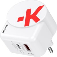 Skross 1.302424 USB-A / USB-C Hálózati Töltő Adapter 45W - Fehér