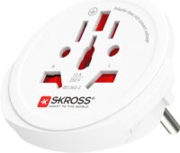 Skross 1.500211-2 EU Szabvány utazó hálózati Adapter - Fehér