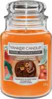 Yankee Candle Home Inspiration Chocolate Orange Illatgyertya 538g - Narancssárga