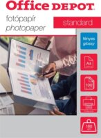 Office Depot Standard A4 Fényes fotópapír 180g/m2 (100db/csomag)