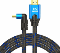 Savio CL-148 v2.1 8K HDMI HDMI 90° 2.1 Kábel 3m - Kék