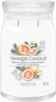 Yankee Candle Signature Fehér Lucfenyő & Grapefruit Illatgyertya 567g - Fehér