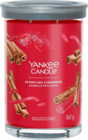 Yankee Candle Signature Pezsgő fahéj karácsonyi Illatgyertya 567g - Piros