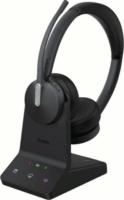 Yealink WH64 Hybrid Bluetooth MS Teams Call Center Sztereo Headset Állvánnyal - Fekete