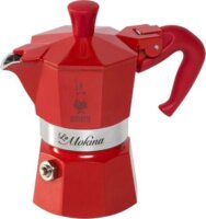 Bialetti La Mokina 1 személyes Kotyogós kávéfőző - Piros