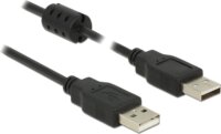 Delock 84891 USB-A apa - USB-A apa 2.0 Összekötő kábel 2m - Fekete