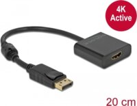 Delock 63585 DisplayPort apa - HDMI anya Aktív 4K Átalakító Adapter - Fekete