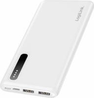 Logilink Powerbank 2x USB-A (5 V/2,4 A / 8000 mAh 12 W) - fehér