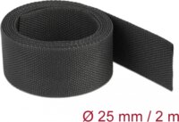 Delock 20795 Hőre zsugorodó kábelrendező cső 2m x 25mm - Fekete