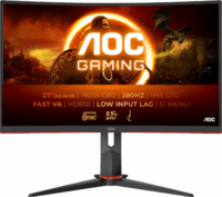 AOC 27" C27G2Z3/BK 16:9 FullHD Fast VA Ívelt Gaming Monitor - Fekete/Piros