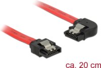 Delock 83962 SATA kábel 0.2m (SATA apa - 90° SATA apa)