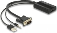 Delock 64172 HDMI anya - VGA / Jack 3.5mm / USB-A apa Átalakító Adapter