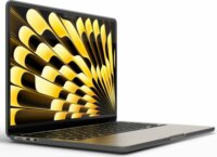 NextOne MacBook Air M3/M2 15" Laptop tok - Füstös fekete