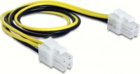 Delock 65604 PCI 4 tűs Összekötő kábel 0.3m - Fekete/Sárga