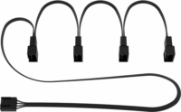 Arctic 4-Pin PWM elosztó kábel - Fekete