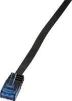 LogiLink CF2103U SlimLine U/UTP Cat6 RJ45 Patch kábel 15m - Fekete