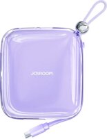 Joyroom JR-L002 Jelly Powerbank integrált kábellell USB-C / 10000mAh 22,5W - Lila