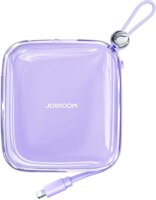 Joyroom JR-L005 Jelly Powerbank integrált kábellel Lightning / 10000mAh 12W - Lila